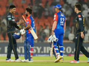 Gujarat Hold Nerve to Outclass Delhi
