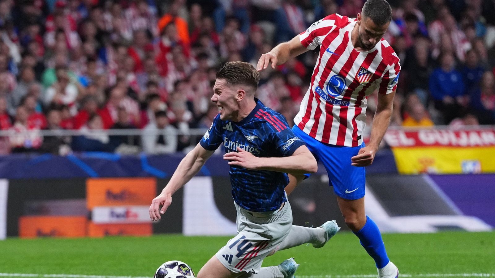 Gunners Denied Late Penalty as Arsenal and Atletico Madrid Draw 1-1 in Champions League First Leg