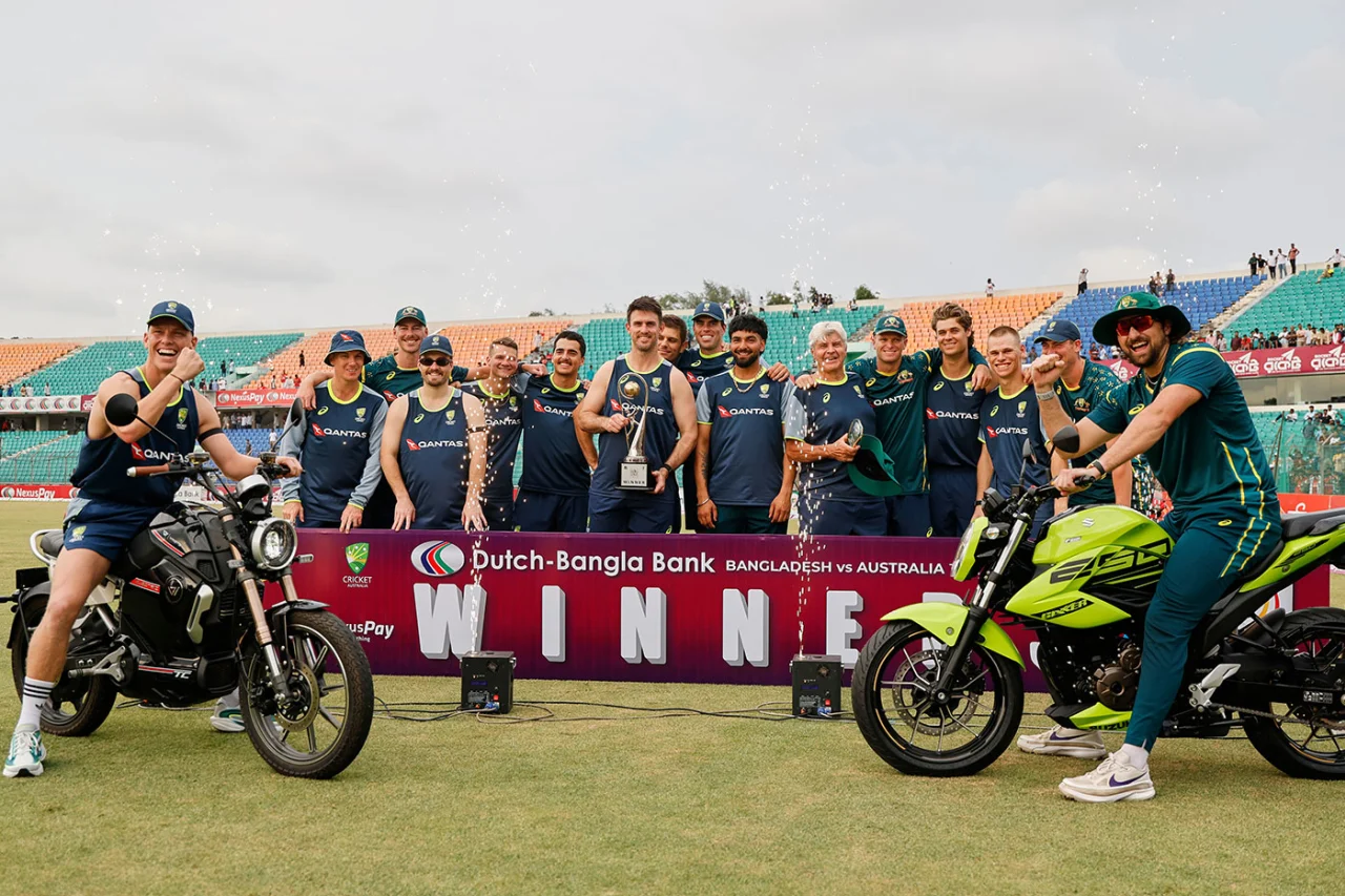 Australia Complete T20I Clean Sweep with Dominant Win Over Bangladesh