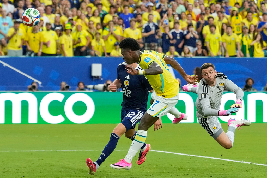Brazil Edge Scotland in Thrilling 2-1 World Cup Clash