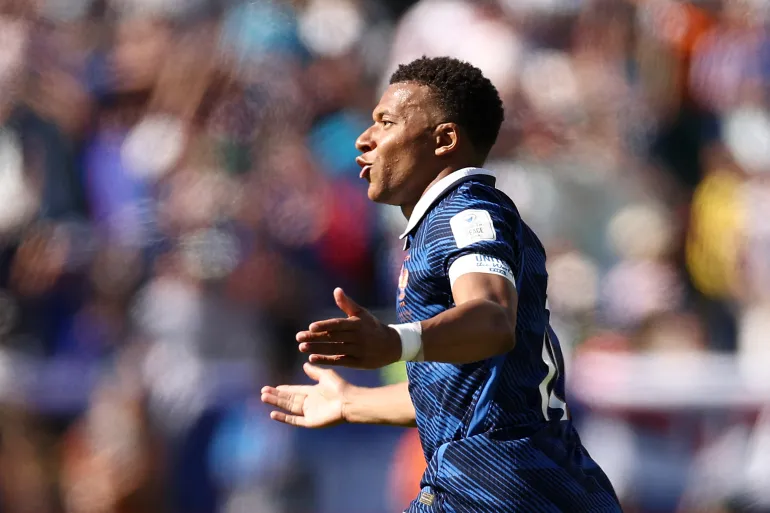 Mbappe’s Double Fires France to Victory and New National Record