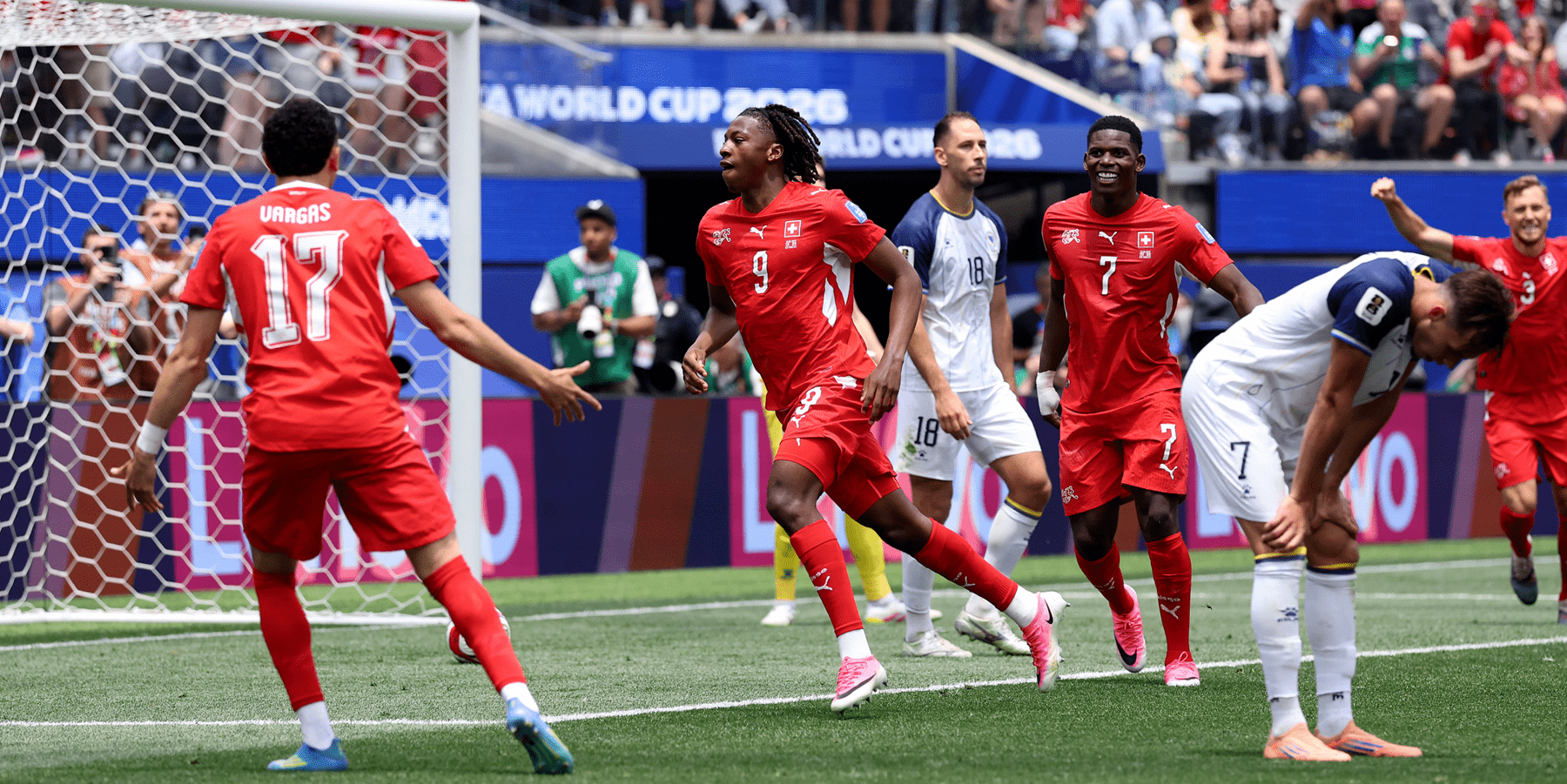 Manzambi’s Double Fires Switzerland Past Bosnia in World Cup Clash