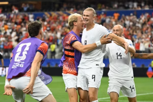 Haaland’s Late Goal Sends Norway Into Brazil Clash
