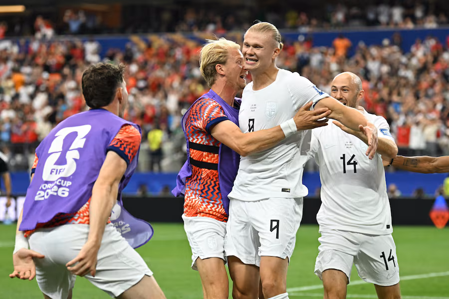 Haaland’s Late Goal Sends Norway Into Brazil Clash