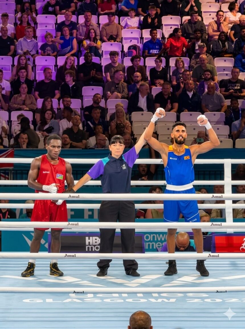 Ravindu Jayantha Seals Last 16 Place in Glasgow