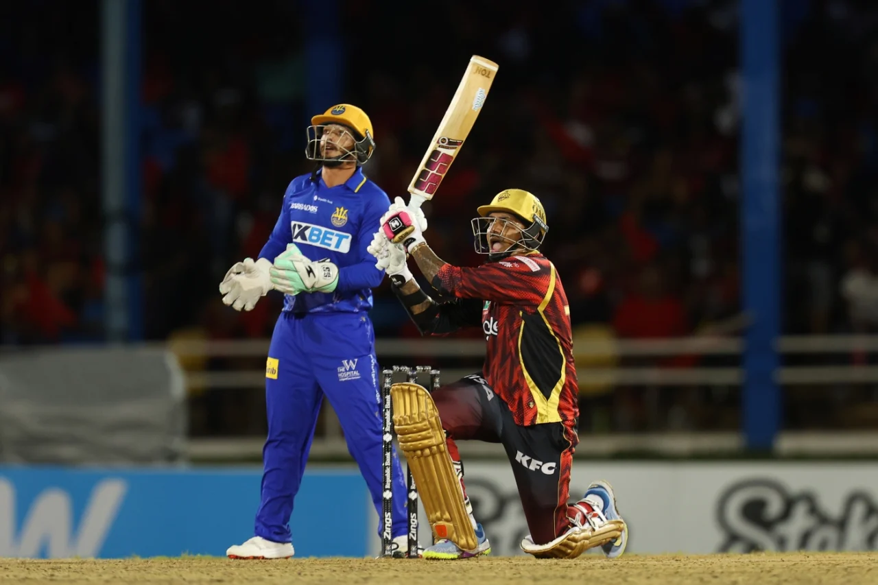 Narine Stars as TKR Cruise Past Barbados Tridents