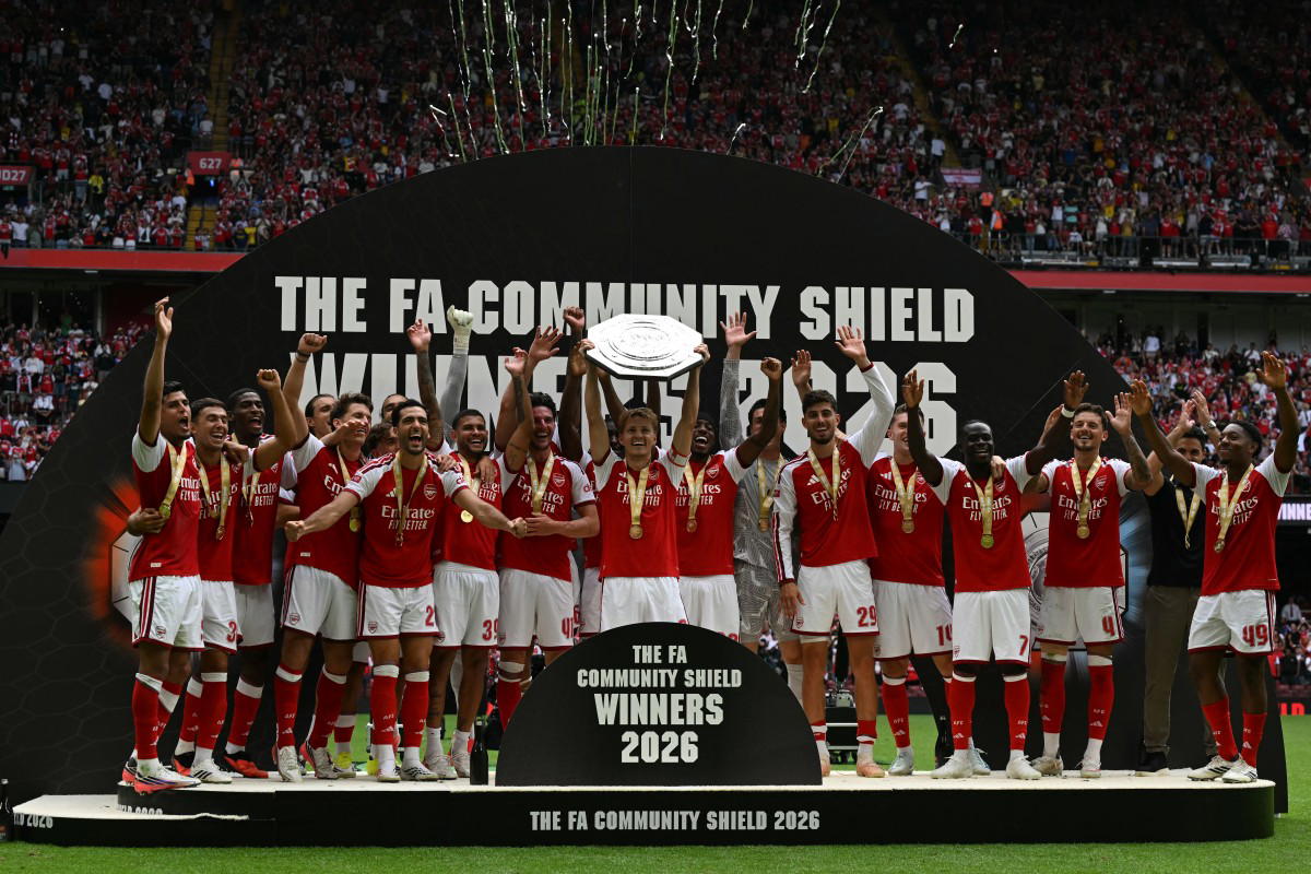 Arsenal Thrash Manchester City 3-0 to Lift the 2026 Community Shield