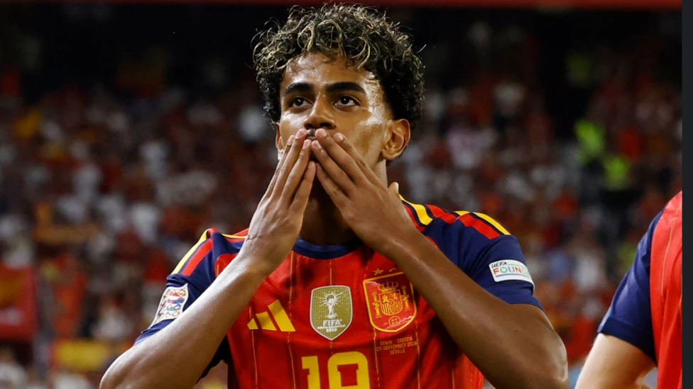 Lamine Yamal Stars as Spain Cruise Past Croatia 4 1 in Seville