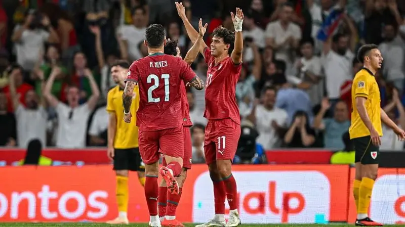 Felix Strike Sinks Battling Wales as Jesus Era Begins in Style