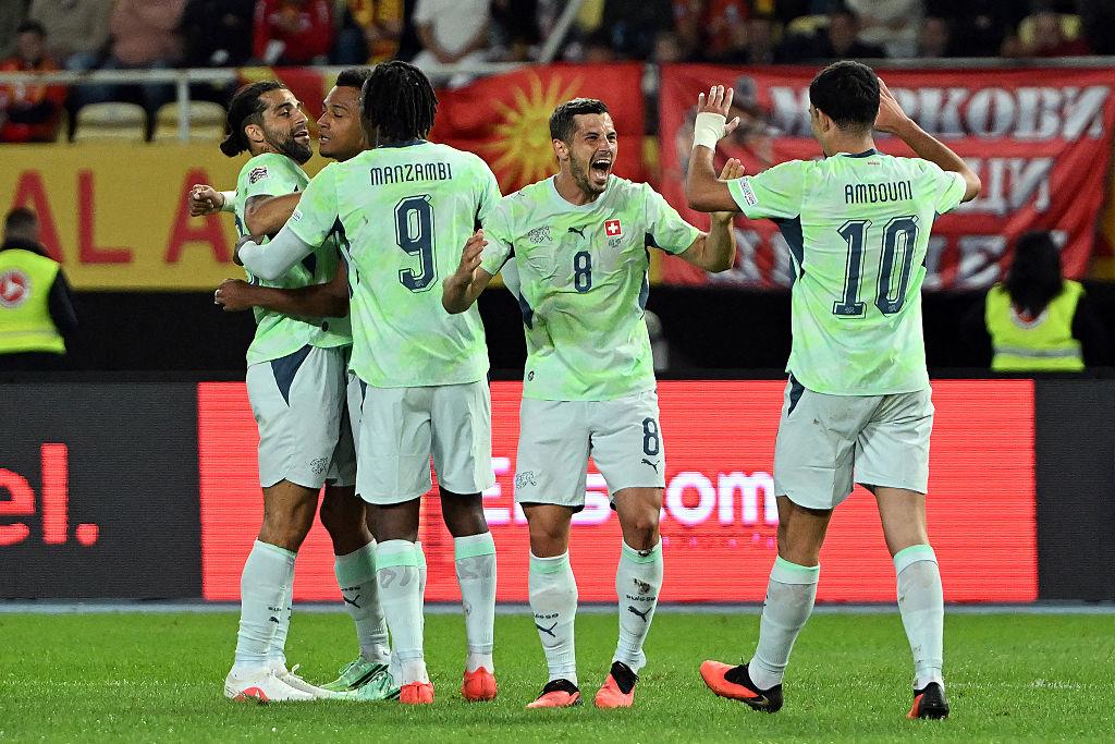 Switzerland Cruise to Convincing 3-0 Victory Over North Macedonia in Nations League